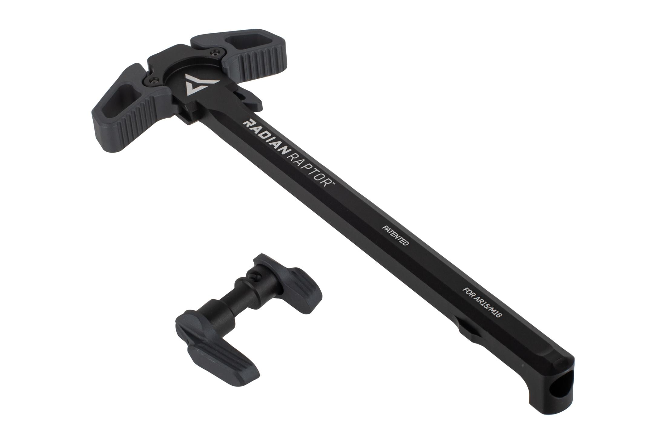 Radian Raptor Ambidextrous Charging Handle - Talon Safety Selector Combo - Radian Grey